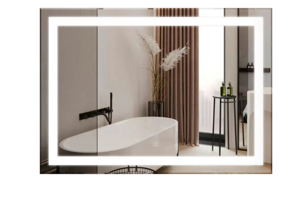 Wall Mounted Makeup LED Bathroom Vanity Mirror with Anti-Fog and Bluetooth Options