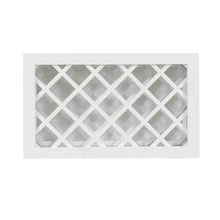Lancaster Shaker White Wall Wine Rack Cabinet