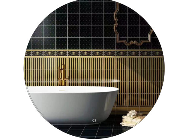 Wall Mounted Makeup LED Bathroom Vanity Mirror with Anti-Fog and Bluetooth Options