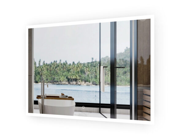 Wall Mounted Makeup LED Bathroom Vanity Mirror with Anti-Fog and Bluetooth Options